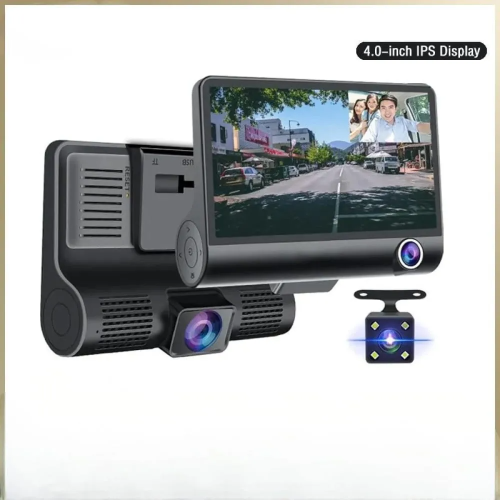 كاميرا داش ثلاثية للسيارة دينكس بضمان