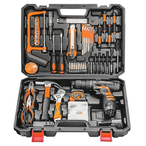 حقيبة دريل وأدوات مختلفة للصيانة ماركة DENX