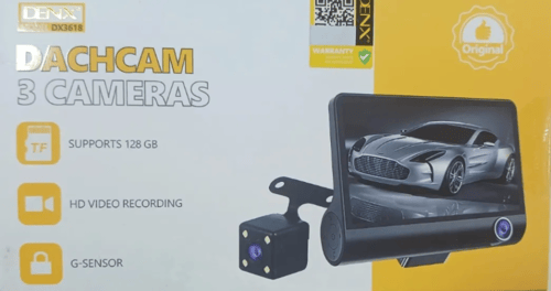 كاميرا داش ثلاثية للسيارة دينكس بضمان