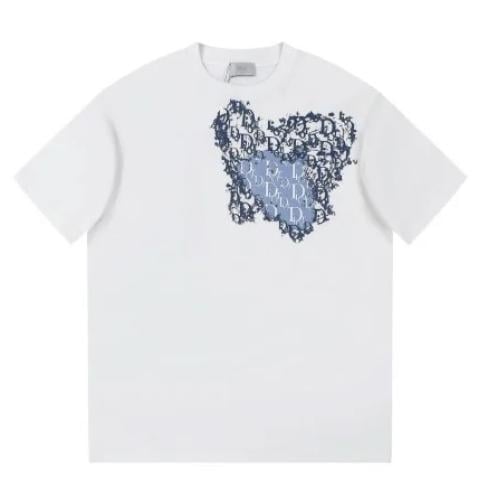 تي شيرت -ديور أبيض وأزرق