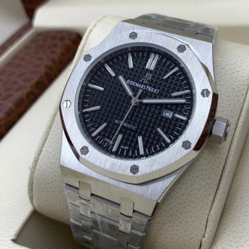 ساعة اوديمار بياجيه سيلفر مينا اسود ماستر كواليتي...