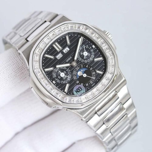 ساعه باتيك فيليب اسود ماستر Patek Phillippe Nautil...