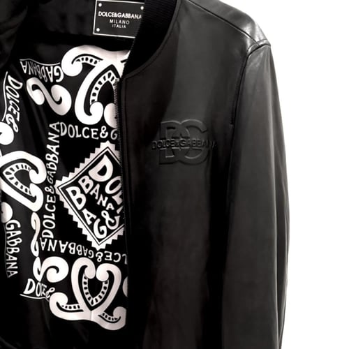 جاكيت دولتشي غابانا جلد كامل