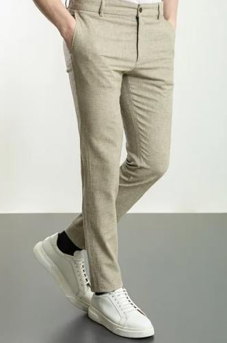 بنطلون رجالي قماش كتان من ‏Вraresry