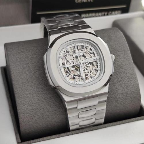 ساعه باتيك فيليب ابيض Nautilus