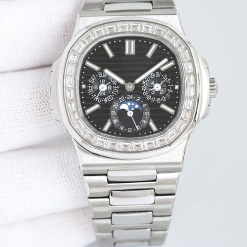 ساعه باتيك فيليب اسود ماستر Patek Phillippe Nautil...