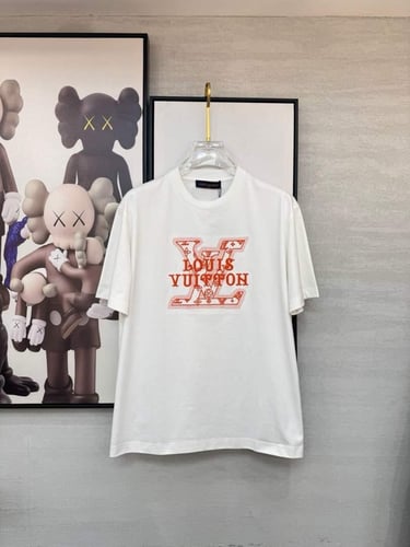 تي شيرت لويس فيتون أبيض