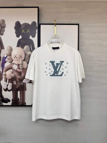 تي شيرت لويس فيتون أبيض