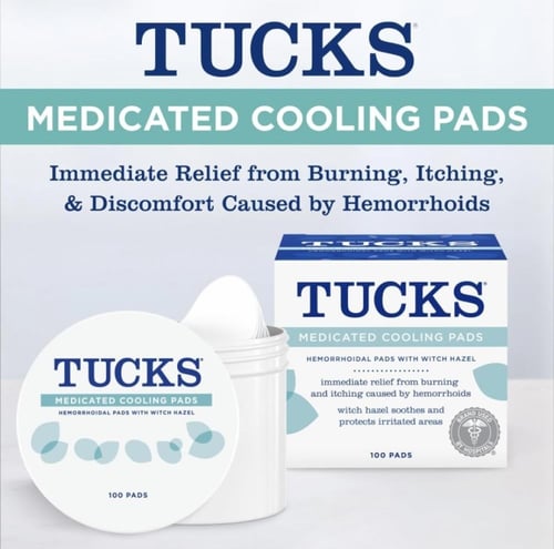 وسادات التبريد من تاكس لبعد الولادة والبواسير