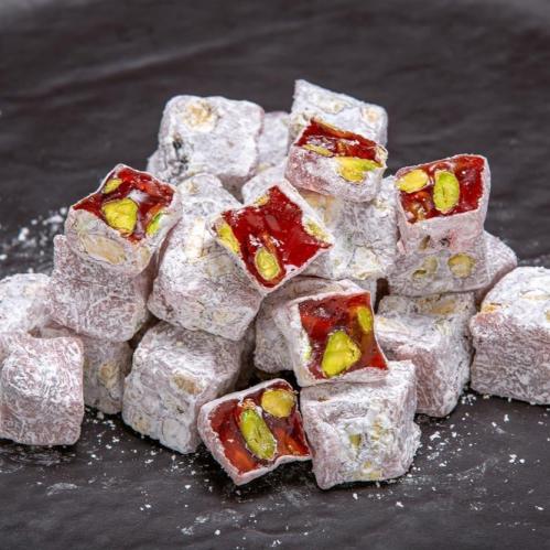 حلقوم بالورد والفستق 1 كيلو