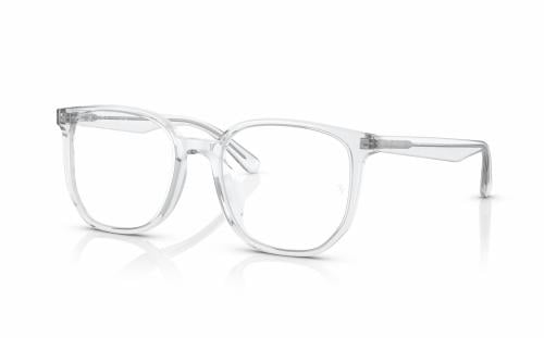 Ray-Ban RX 5411-D 2001 Square Eyeglasses With Transparent Acetate Frame