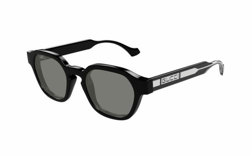 نظارة شمسية رجالية قوتشي دائرية GG1730S 001 بإطار...