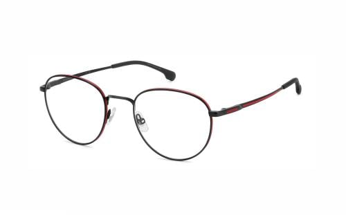 نظارة طبية معدن رجالية كاريرا باللون الأحمر والأسو...