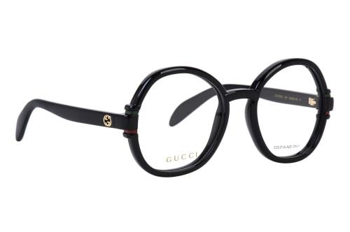 نظارة طبية قوتشي نسائية دائرية سوداء – Gucci GG106...