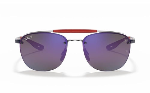 نظارة راي بان فيراري للرجال والنساء شمسية مربعة فض...