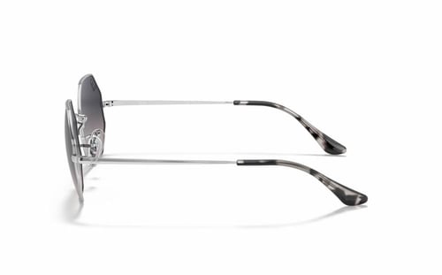 نظارة راي بان للرجال والنساء شمسية سداسية فضي معدن...