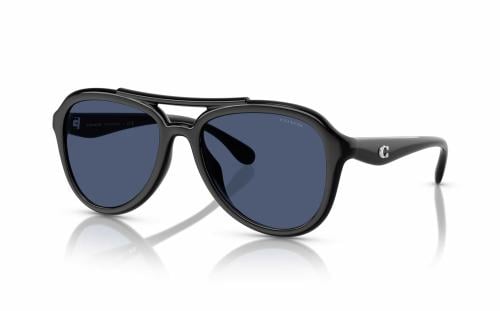 Coach Aviator Sunglasses For Women CW183 HC 8406U 500287 Black