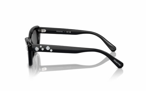 نظارة شمسية سواروفسكي نسائية عين القطة سوداء – SK...