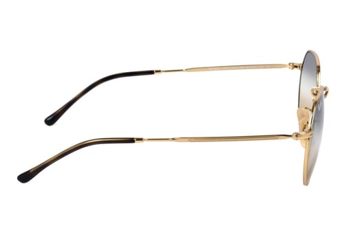 نظارة راي بان للرجال والنساء شمسية دائرية ذهبي معد...