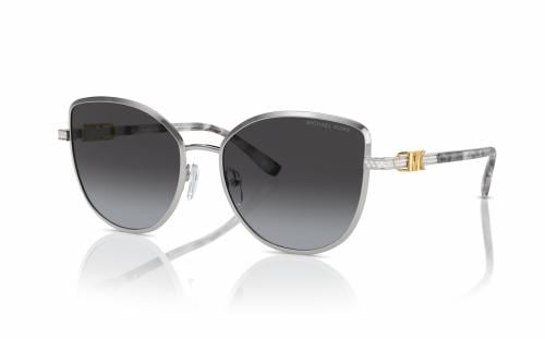 نظارة مايكل كورس نسائية شمسية عين القطة فضية – MK...