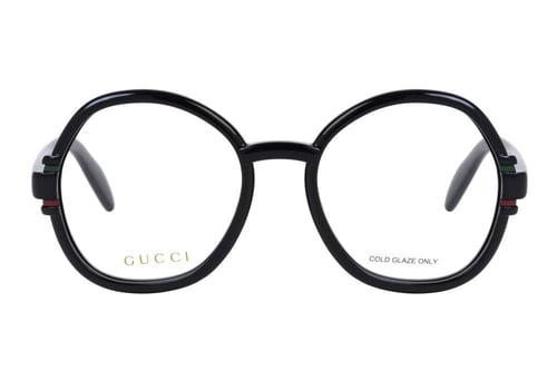 نظارة طبية قوتشي نسائية دائرية سوداء – Gucci GG106...