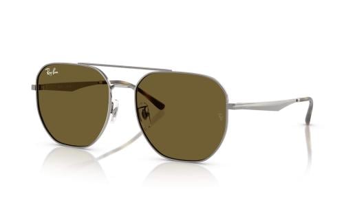 Ray-Ban Square Sunglasses For Men Gray Metal Frame RB 3724-D 004/73