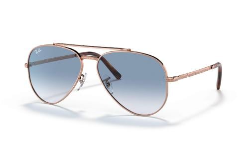 نظارة راي بان رجالي/نسائي شمسية معدن ذهبي RB 3625...