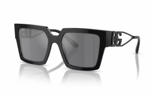 نظارة شمسية دولتشي أند غابانا بعدسات رمادية عاكسة...