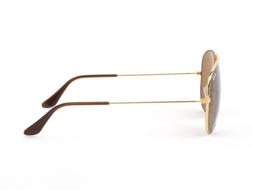 نظارة راي بان شمسية رجالي معدن ذهبي أفييتور RB 302...