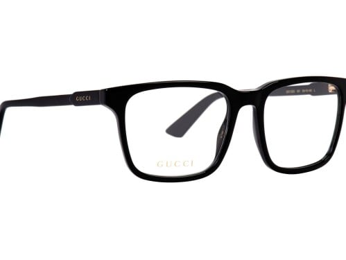 نظارة قوتشي رجالية طبية مربعة سوداء – Gucci GG1120...