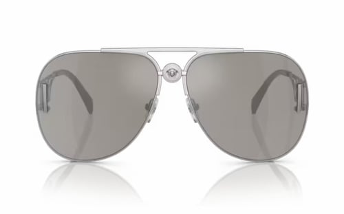 نظارة شمسية فيرزاتشي أفياتور فضي معدن بعدسات فضية...