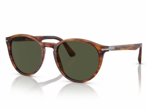 نظارة شمسية بيرسول رجالية دائرية هافانا بعدسات خضر...