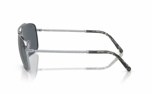 نظارة راي بان رجالية شمسية معدن فضي مربعة RB 3796...