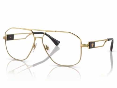 نظارة فيرزاتشي طبية رجالية VE 1287 1002 افييتور مع...