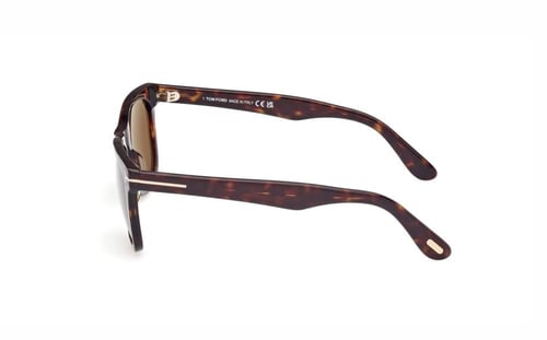 نظارة توم فورد رجالية شمسية مربعة هافانا بعدسات بن...