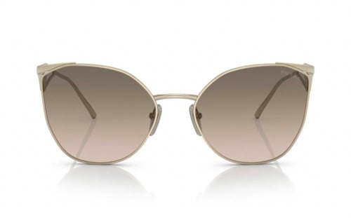 نظارة شمسية برادا معدنية ذهبية نسائية PR 50ZS ZVN-...