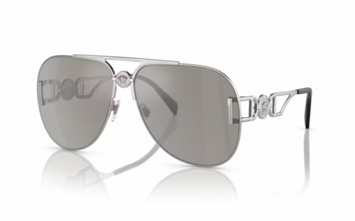 نظارة شمسية فيرزاتشي أفياتور فضي معدن بعدسات فضية...