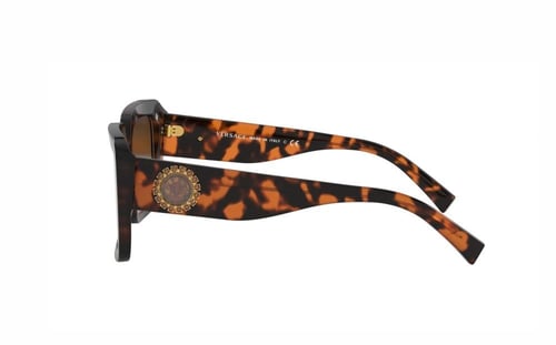 نظارة شمسية فيرزاتشي نسائية مربعة بإطار هافانا أسي...