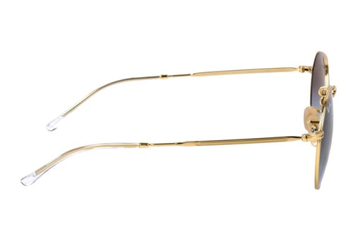 نظارة راي بان للرجال والنساء شمسية دائرية ذهبي معد...