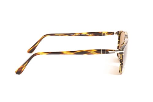 نظارة بيرسول رجالية شمسية مربعة هافانا بعدسات بنية...