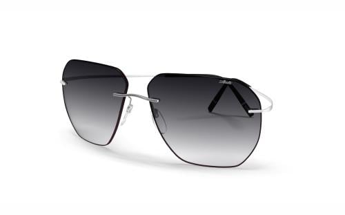 نظارة شمسية سيلويت تيتانيوم فضي رجالي Felis 8743 7...