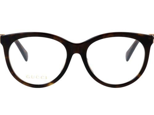 نظارة طبية قوتشي نسائية GG1074OA 002 دائرية هافانا