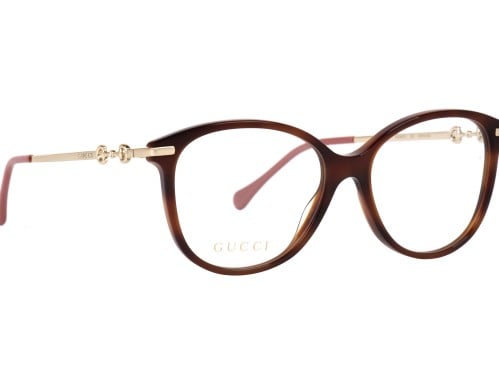 نظارة طبية قوتشي نسائية مربعة GG0967O 002 بتصميم ه...