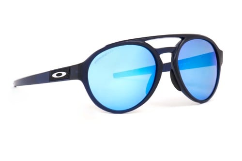 نظارة شمسية أوكلي رجالية دائرية سوداء بعدسات زرقاء...