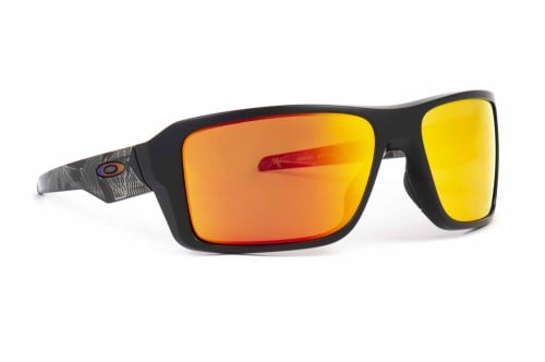 نظارة أوكلي رجالية شمسية مستطيلة بلاستيك أسود OO 9...