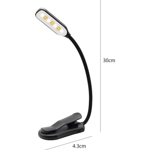 إضاءة قابلة للشحن للقراءة الليلية Rechargeable Cla...