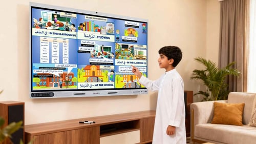 شاشة سبارك التفاعلية، شاشة لمس 98 بوصة، بدقة 4K UH...