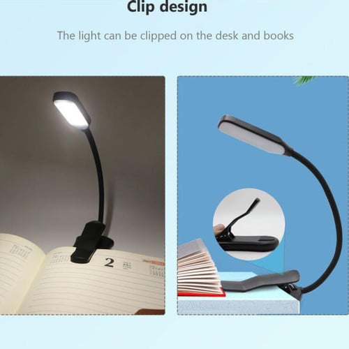 إضاءة قابلة للشحن للقراءة الليلية Rechargeable Cla...