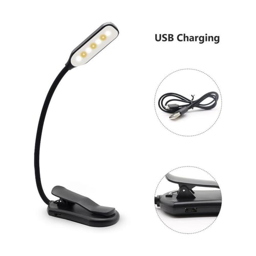 إضاءة قابلة للشحن للقراءة الليلية Rechargeable Cla...