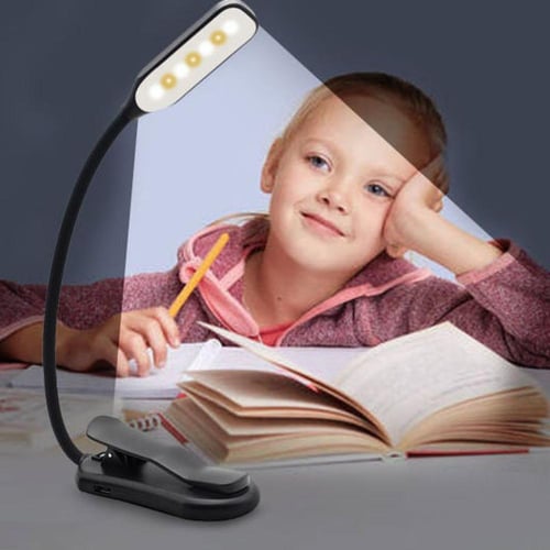 إضاءة قابلة للشحن للقراءة الليلية Rechargeable Cla...